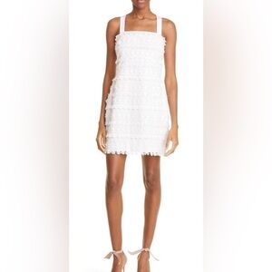 NWT TED BAKER Eleynor Mini Dress In White size 0